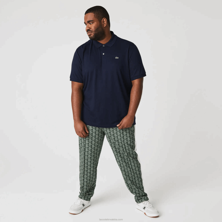 tamnoplava 166 6H4B791 muškarci Lacoste regular fit pima pamučni polo
