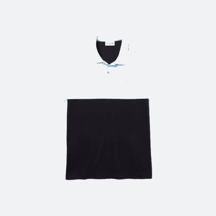 tamnoplava svijetloplava bijela tx4 6H4B867 muškarci Lacoste regular fit lagani prozračni colorblock pique polo