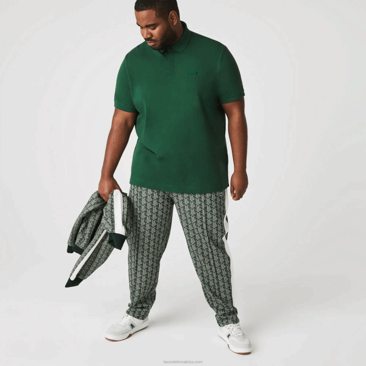 zelena 132 6H4B658 muškarci Lacoste smart paris rastezljivi pamuk pique polo