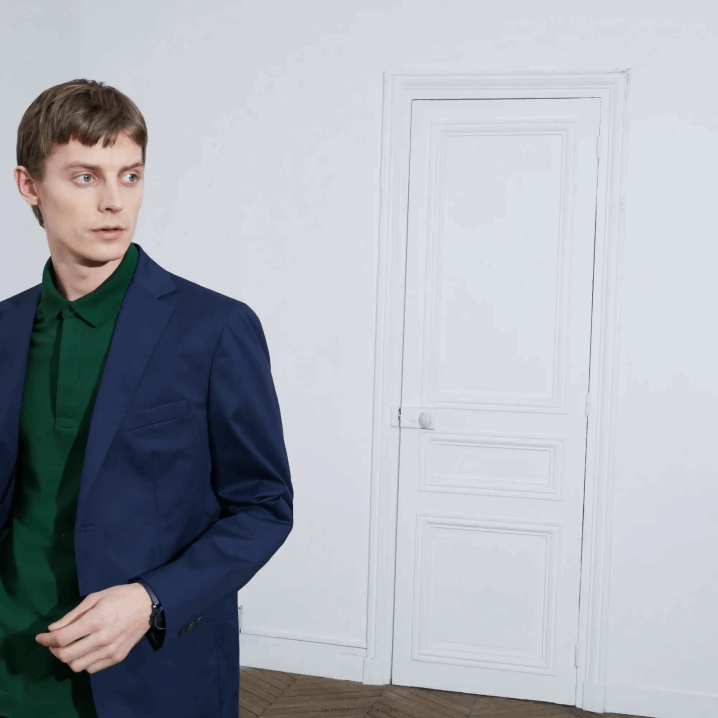 zelena 132 6H4B658 muškarci Lacoste smart paris rastezljivi pamuk pique polo