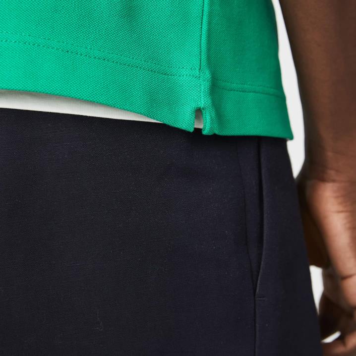 zeleni ldm 6H4B907 muškarci Lacoste smart paris rastezljivi pamuk pique polo
