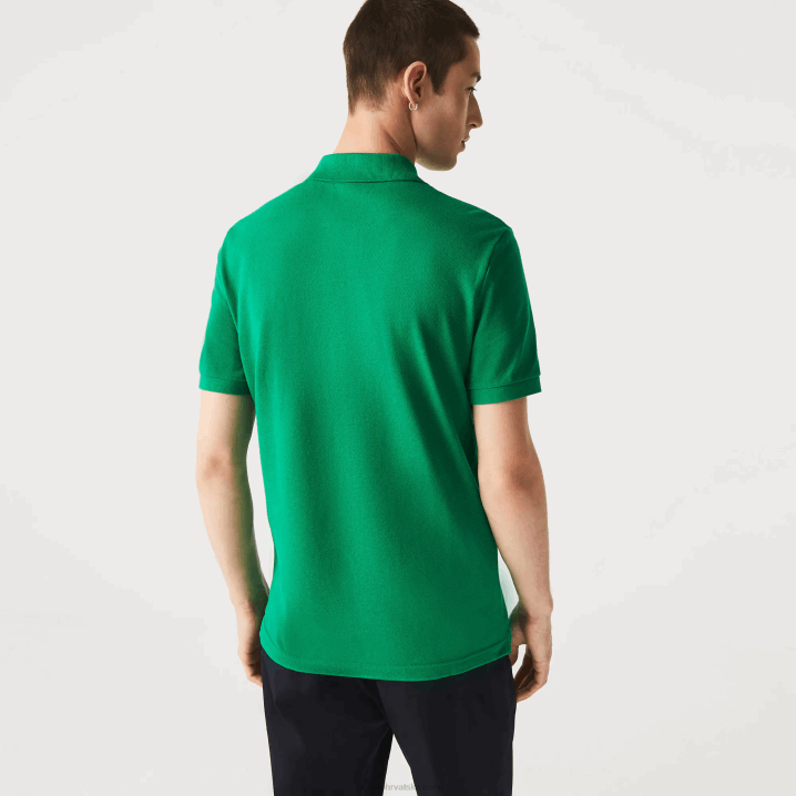 zeleni ldm 6H4B940 muškarci Lacoste original l.12.12 slim fit polo