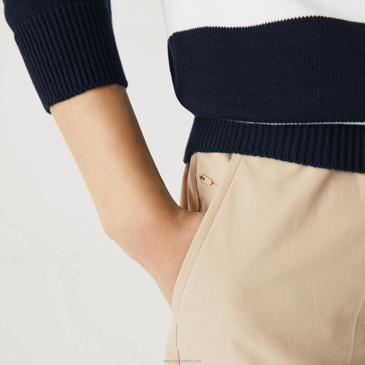 bež c5u 6H4B1118 muškarci Lacoste vodootporne hlače trenirke