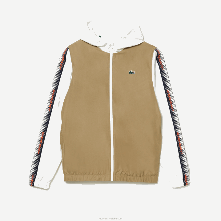 bež tamnoplava bijela 8x2 6H4B342 muškarci Lacoste teniski komplet za trčanje u regularnoj formi