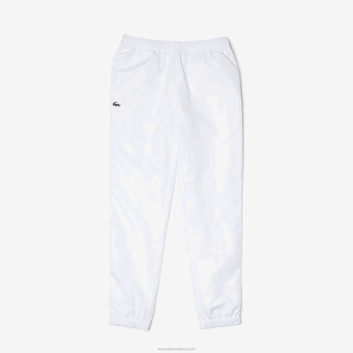 bijela 001 6H4B1088 muškarci Lacoste teniske trenirke sa sportskim bočnim otiscima