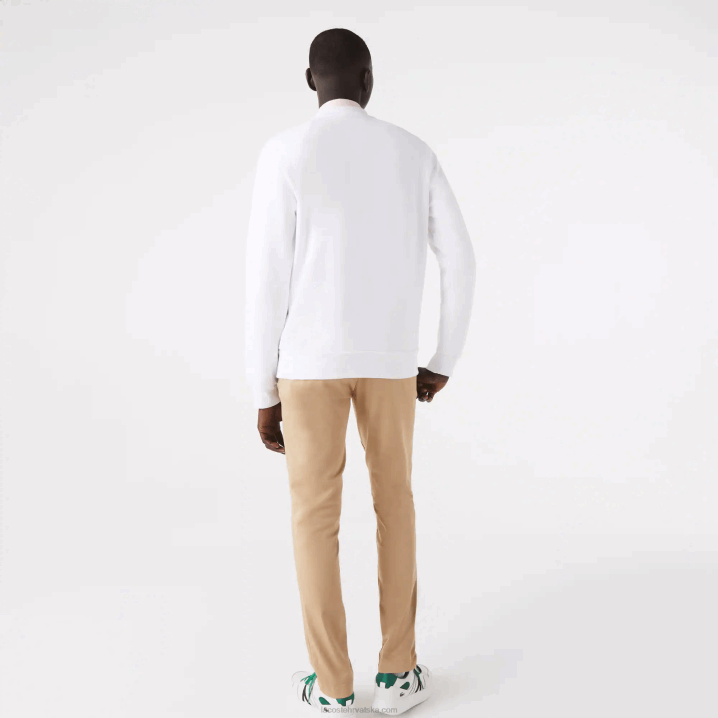 bijela 001 6H4B272 muškarci Lacoste trenirka od organskog brušenog pamuka