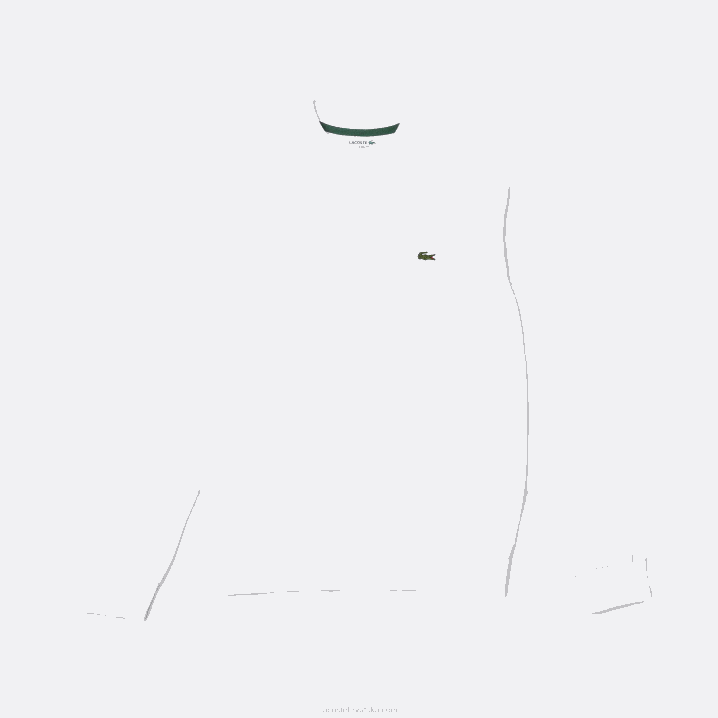 bijela 001 6H4B272 muškarci Lacoste trenirka od organskog brušenog pamuka