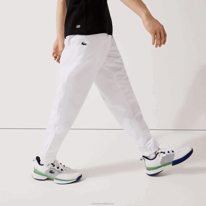 bijela 001 6H4B549 muškarci Lacoste sportske hlače trenirke od lagane tkanine