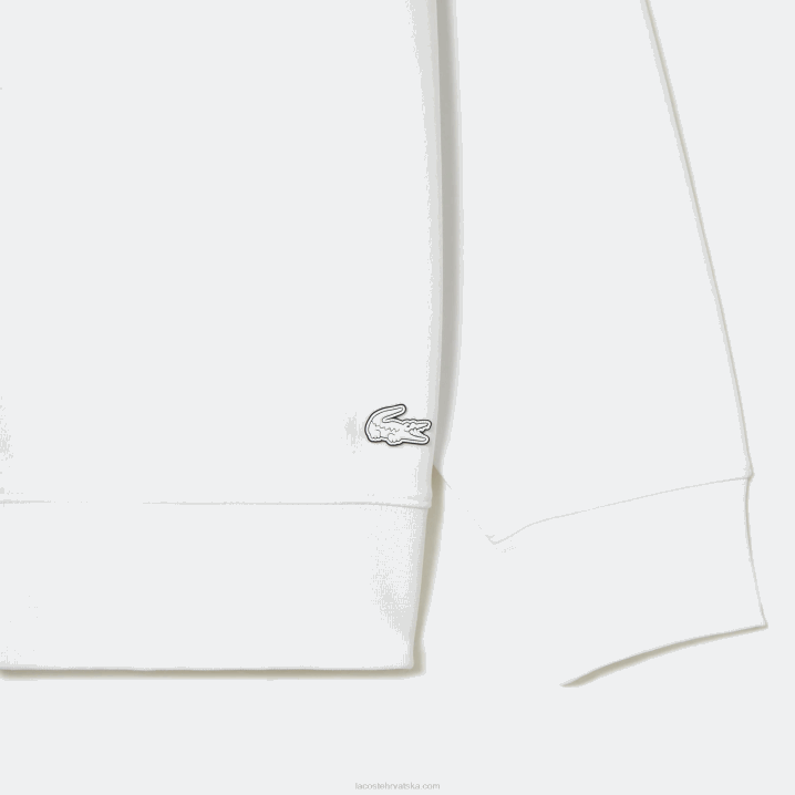 bijela 001 6H4B6 muškarci Lacoste brendirana majica širokog kroja