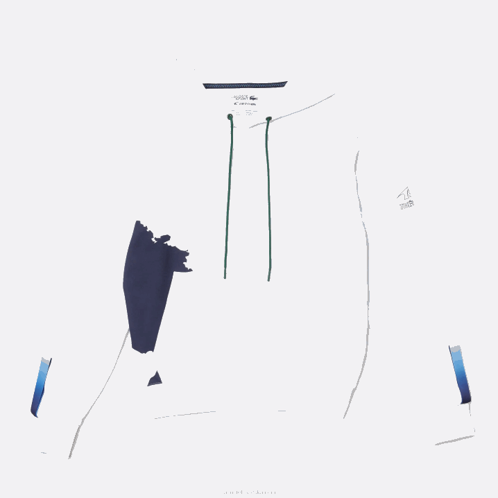 bijela tamnoplava zelena ppj 6H4B1124 muškarci Lacoste sport x theo curin majica s kapuljačom od organskog pamuka