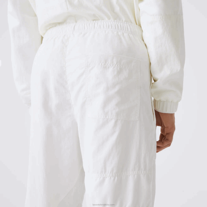 bijeli b5l 6H4B1106 muškarci Lacoste patchwork vodoodbojne trenirke