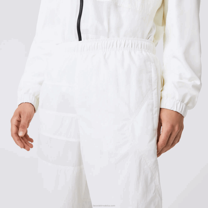 bijeli b5l 6H4B1106 muškarci Lacoste patchwork vodoodbojne trenirke