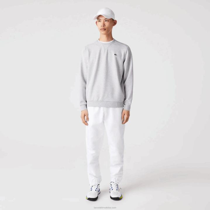chine svijetlo siva 9ya 6H4B1062 muškarci Lacoste sportska majica s mrežastim panelima