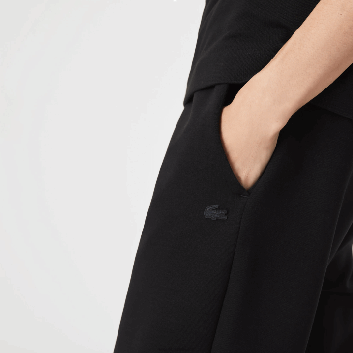 crna 031 6H4B1004 muškarci Lacoste uske hlače trenirke od mješavine pamuka