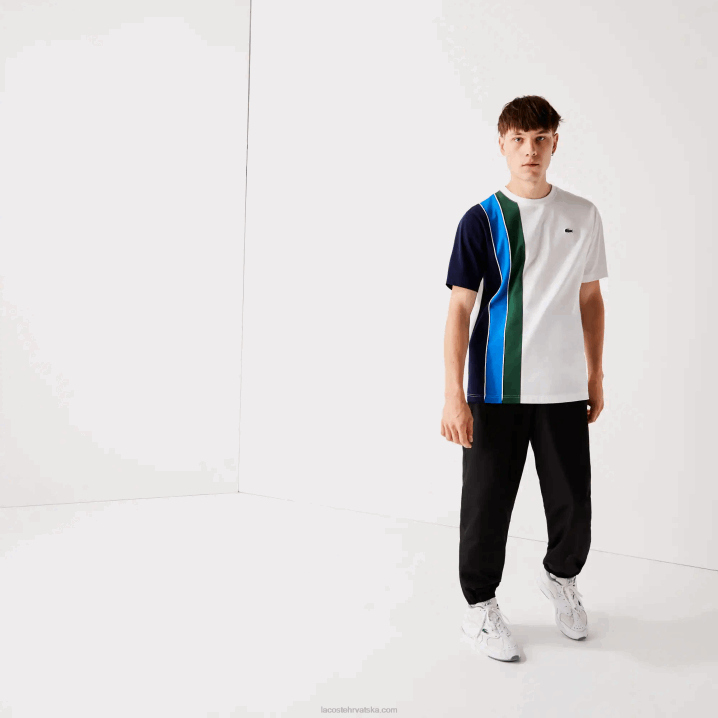 crna 031 6H4B1113 muškarci Lacoste sportski tenis dijamantno tkane taft hlače