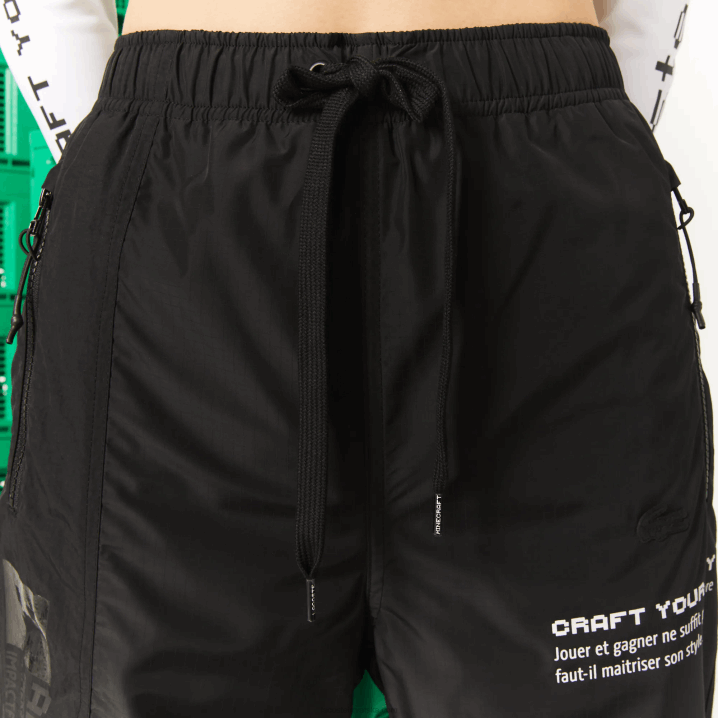 crna 031 6H4B1175 muškarci Lacoste live x minecraft najlonske trenirke