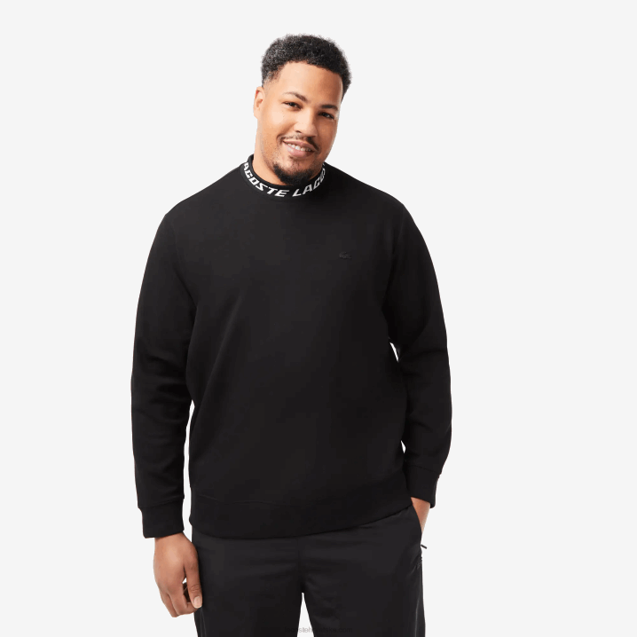 crna 031 6H4B358 muškarci Lacoste majica s ovratnikom s logotipom