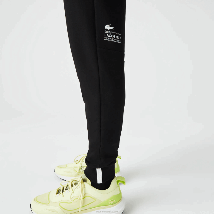 crna 031 6H4B973 muškarci Lacoste slim fit brendirane trenirke