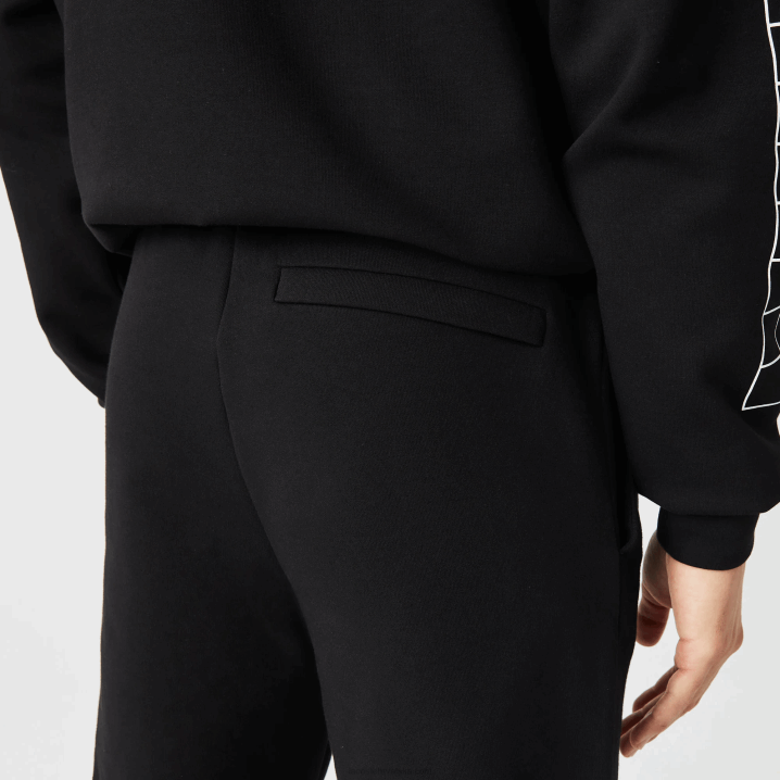 crna 031 6H4B973 muškarci Lacoste slim fit brendirane trenirke