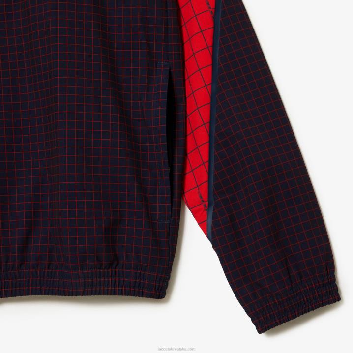 crveni tamnoplavi bqs 6H4B268 muškarci Lacoste tenis x novak djokovic jogger set