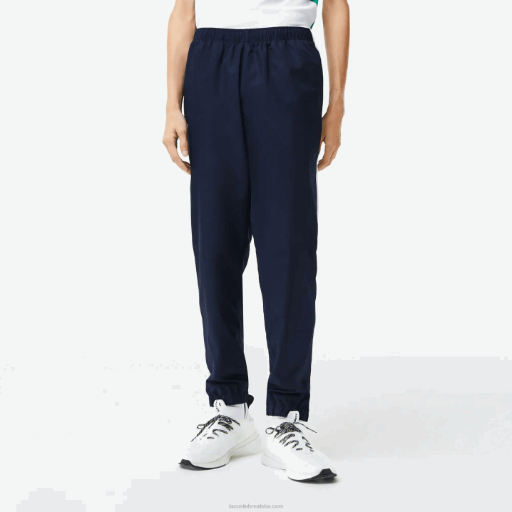 mornarsko plava 423 6H4B1172 muškarci Lacoste teniska trenirka sa sportskim printom