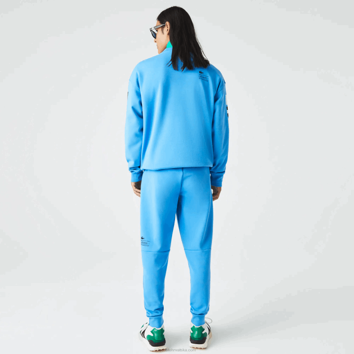 plava 4xa 6H4B1045 muškarci Lacoste trenirke s reflektirajućim printom