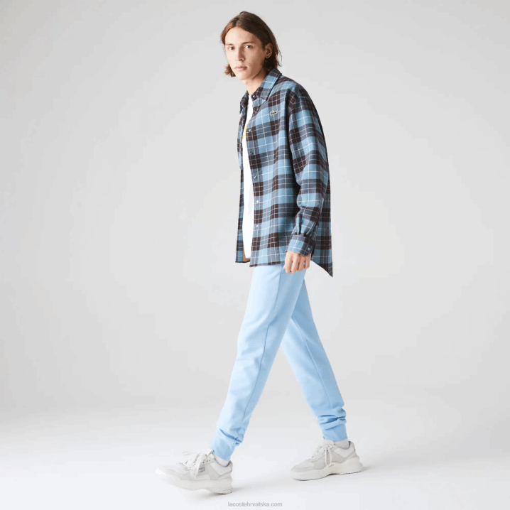 plavi hbp 6H4B1157 muškarci Lacoste sportske teniske trenirke od flisa