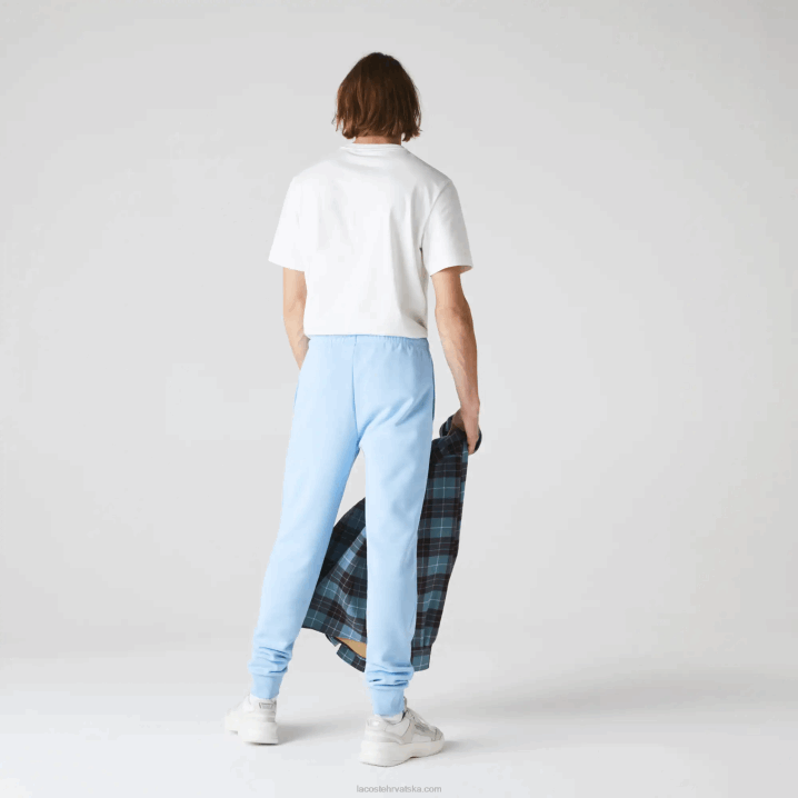 plavi hbp 6H4B1157 muškarci Lacoste sportske teniske trenirke od flisa