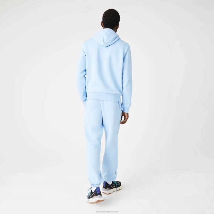 plavi hbp 6H4B267 muškarci Lacoste majica s kapuljačom od organskog pamuka