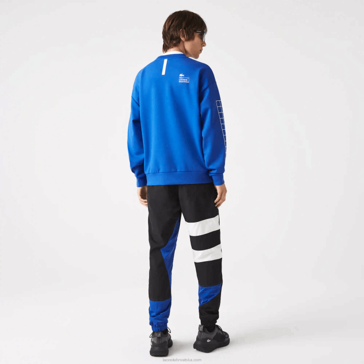 plavi k1q 6H4B1001 muškarci Lacoste slobodna majica na pike kroju