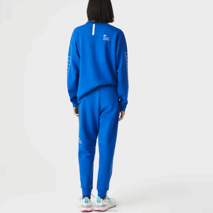 plavi k1q 6H4B975 muškarci Lacoste slim fit brendirane trenirke