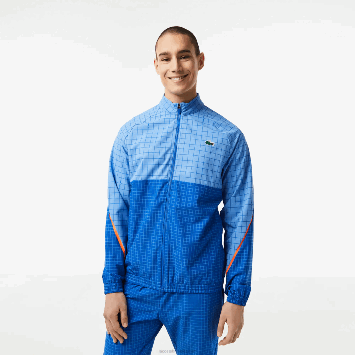 plavi yiq 6H4B269 muškarci Lacoste tenis x novak djokovic jogger set