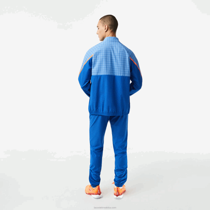 plavi yiq 6H4B269 muškarci Lacoste tenis x novak djokovic jogger set