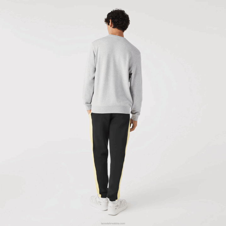 sivi chine cca 6H4B1030 muškarci Lacoste majica s okruglim izrezom s krokodilskim uzorkom