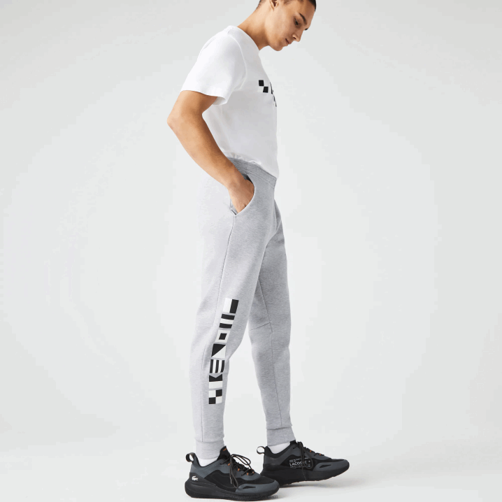 sivi chine cca 6H4B1044 muškarci Lacoste trenirke s reflektirajućim printom