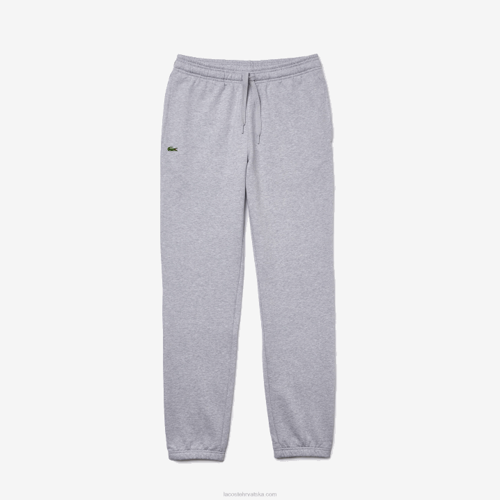 sivi chine cca 6H4B1152 muškarci Lacoste sportske teniske trenirke od flisa