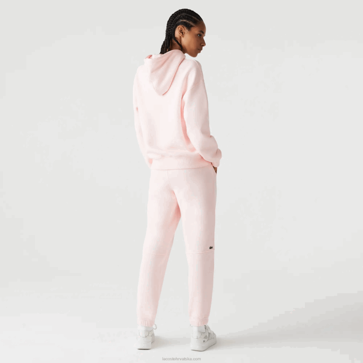 svijetlo ružičasta t03 6H4B1050 muškarci Lacoste trenirke od flisa od organskog pamuka