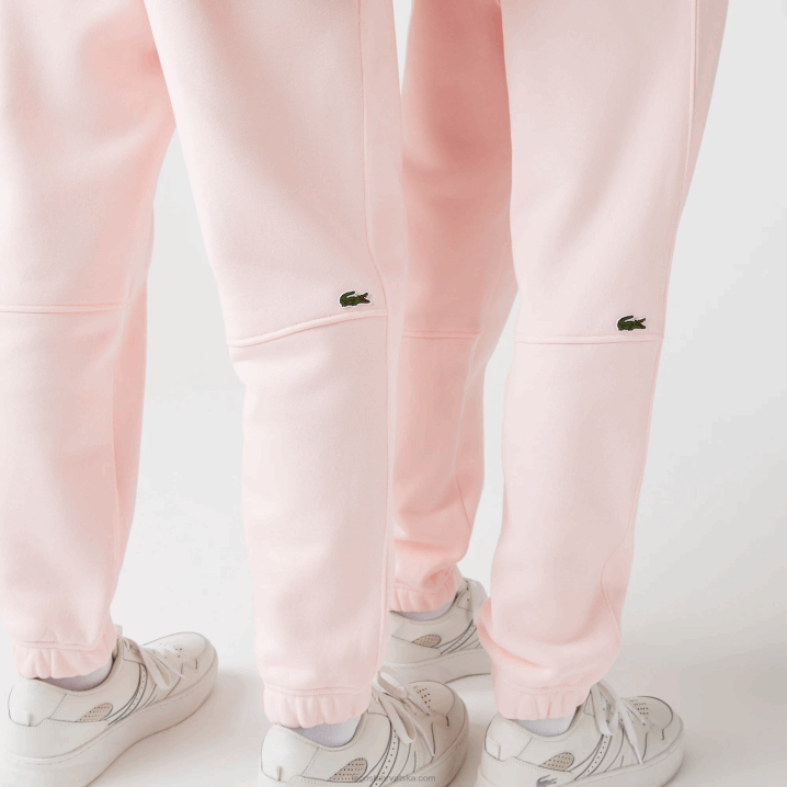 svijetlo ružičasta t03 6H4B1050 muškarci Lacoste trenirke od flisa od organskog pamuka