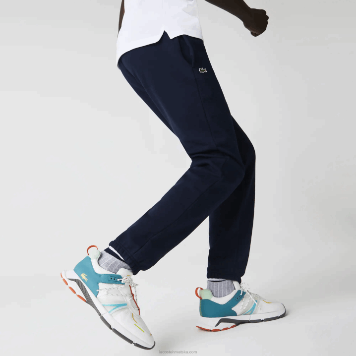 tamnoplava 166 6H4B1151 muškarci Lacoste sportske teniske trenirke od flisa