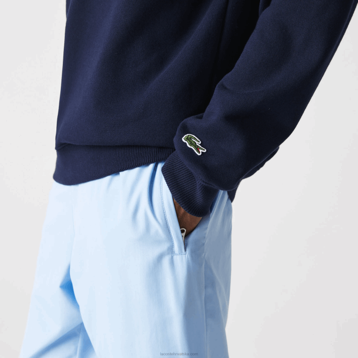 tamnoplava 166 6H4B1160 muškarci Lacoste trenirka od frotira s okruglim izrezom