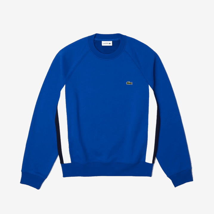 tamnoplava bijela cjl 6H4B330 muškarci Lacoste trenirka od brušenog flisa u boji