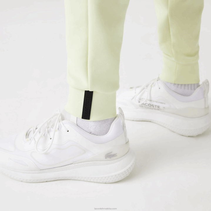 žuta 6gd 6H4B974 muškarci Lacoste slim fit brendirane trenirke