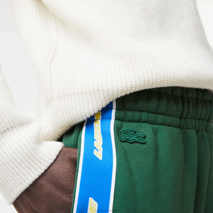 zelena 132 6H4B1026 muškarci Lacoste branded band trenirke