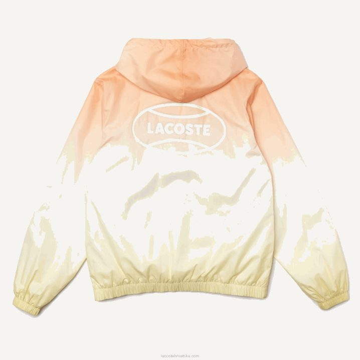 narančasto bijelo žuto z81 6H4B1281 muškarci Lacoste live light pulover vjetrovka