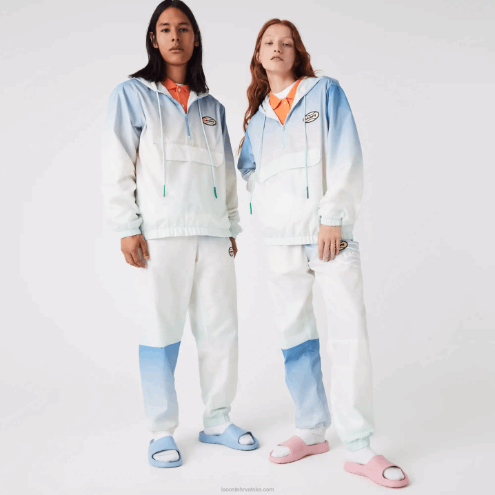 plava bijela tirkizna 3ux 6H4B1280 muškarci Lacoste live light pulover vjetrovka