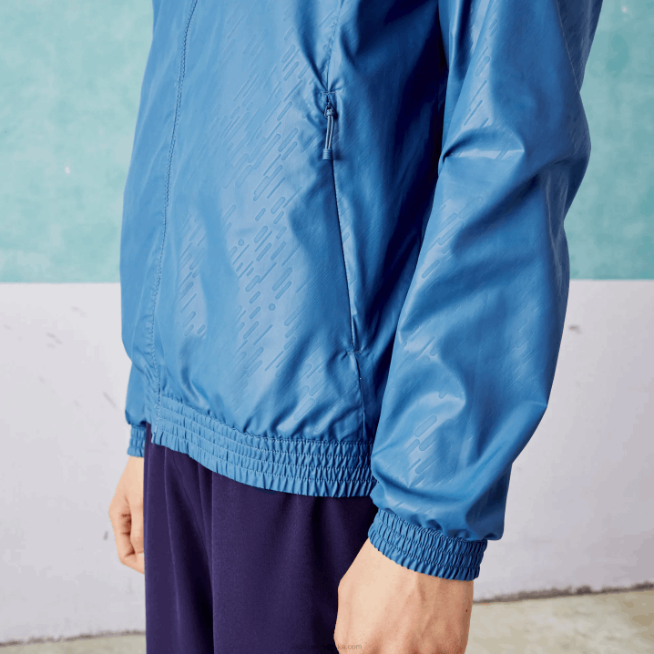 plavo bijelo q6t 6H4B1298 muškarci Lacoste sport novak djokovic vodoodbojna vjetrovka