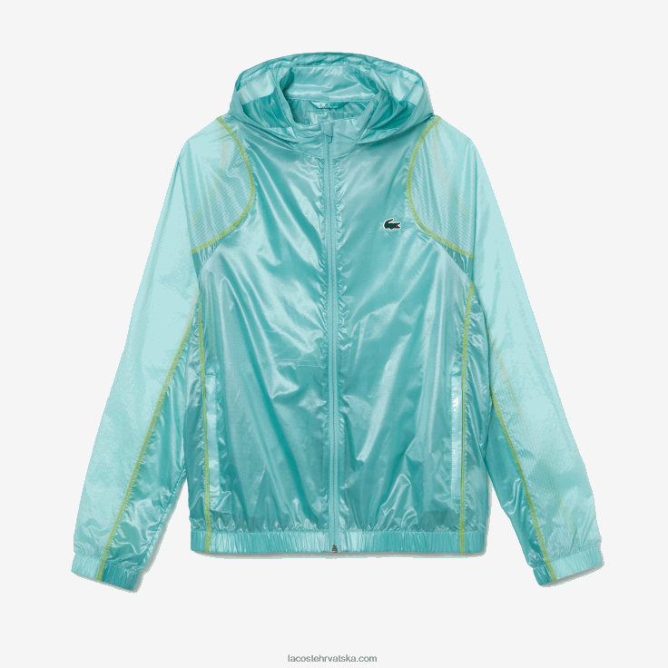 sportska vodootporna vjetrovka s kapuljačom metvica br8 6H4B1 Lacoste muškarci