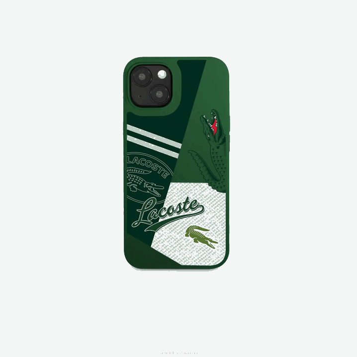 vert 132 b01 6H4B2222 muškarci Lacoste patchwork print futrola za iphone 14 plus