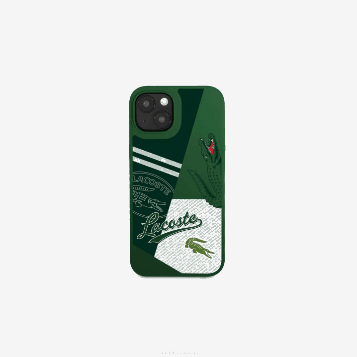 vert 132 b01 6H4B2224 muškarci Lacoste futrola za iPhone 14 s patchwork printom