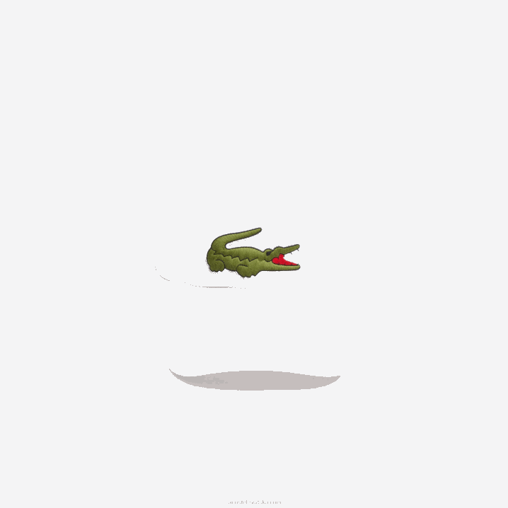 bijela 001 6H4B2139 muškarci Lacoste podesiva kapa od kepera od organskog pamuka